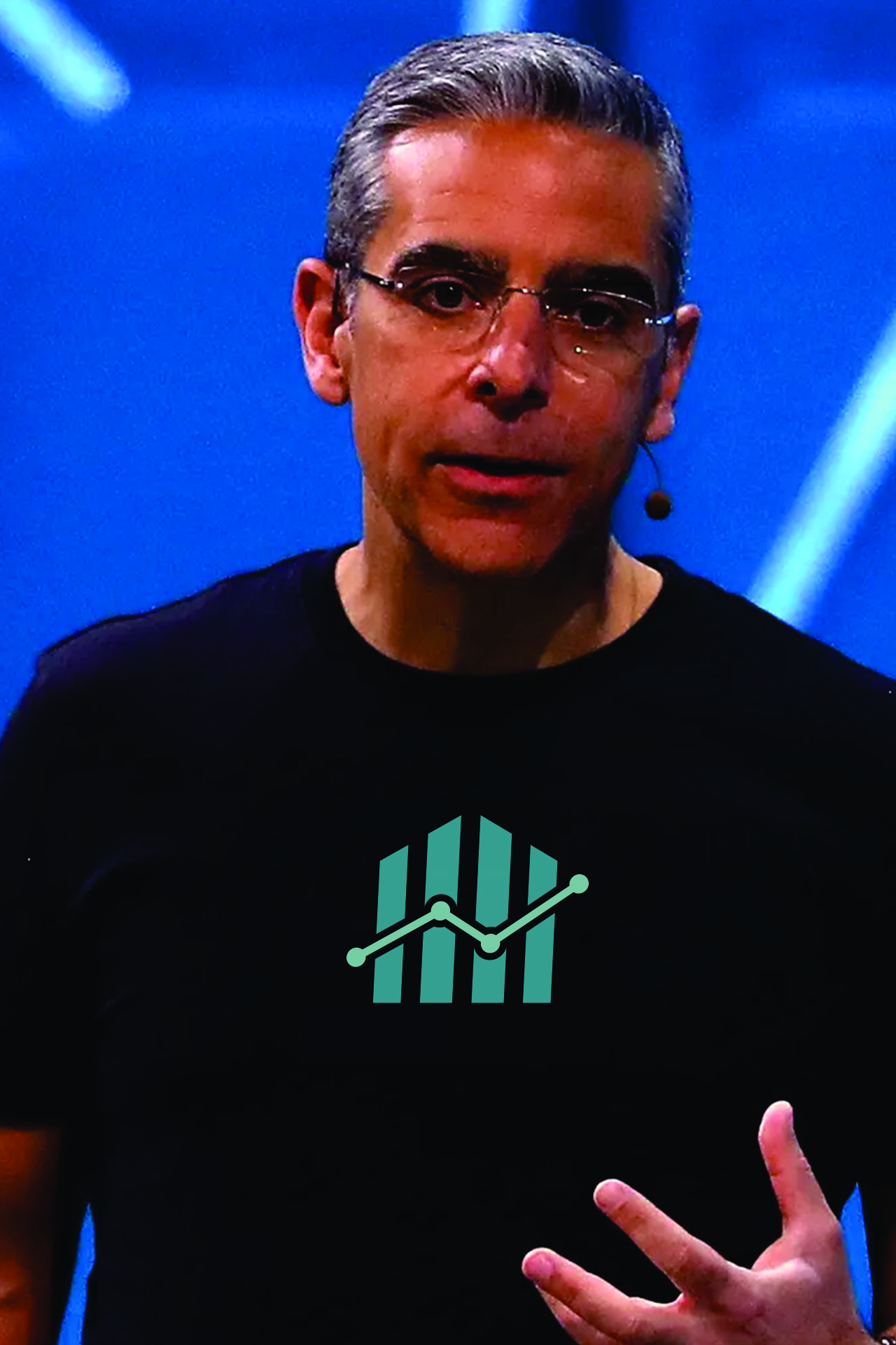 Smiling businessmen drink coffee and discussing documents with graphs and charts